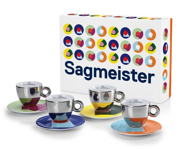 Illy Sagmeister set 4 capuccino